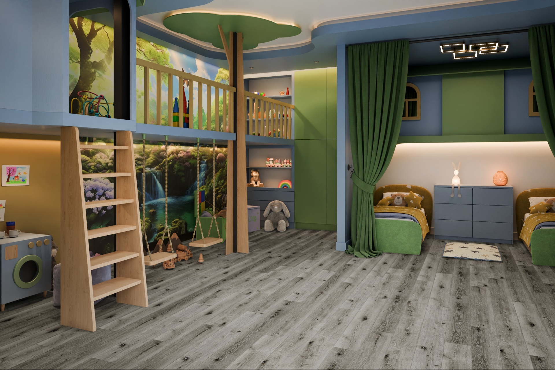 Усовершенствованная кварц-виниловая плитка «Damy Floor» Дуб Состаренный Серый (1227*187*2,5 мм) — купить в Екатеринбурге