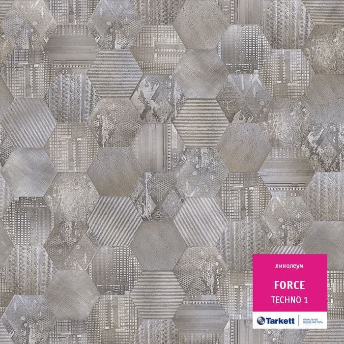 Линолеум полукоммерческий "Tarkett" Force Techno 1 (4м) — купить в Екатеринбурге