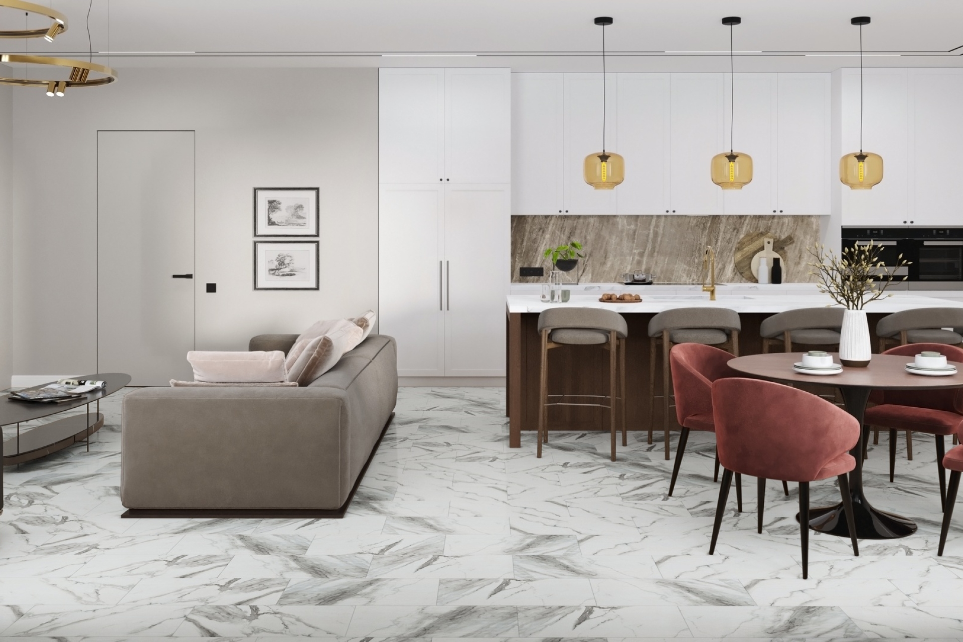 SPC плитка «Damy Floor» Эверест (610*305*5 мм) — купить в Екатеринбурге