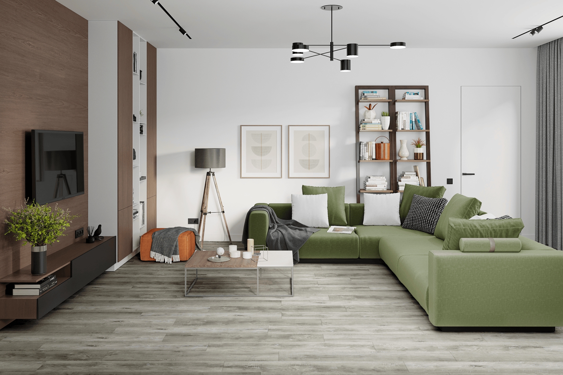 SPC ламинат «Damy Floor» Дуб Рустикальный Серый (1220*180*4 мм) — купить в Екатеринбурге