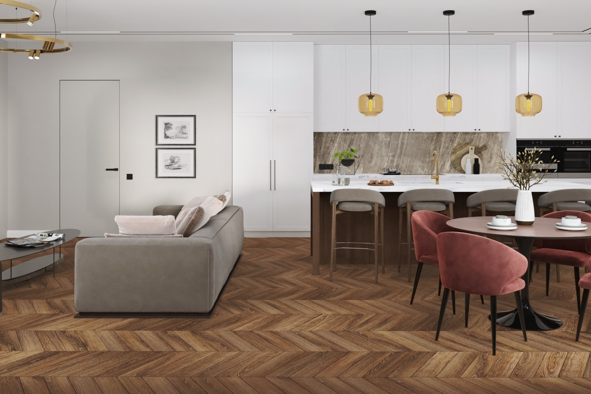 Усовершенствованная кварц-виниловая плитка «Damy Floor» Шайо (600*127*2,5 мм) — купить в Екатеринбурге