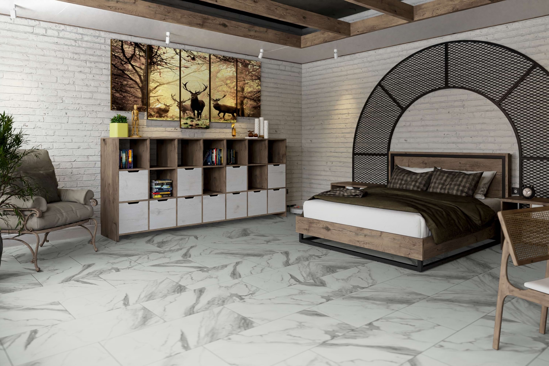 Усовершенствованная кварц-виниловая плитка «Damy Floor» Эверест (912,4*455,2*2,5 мм) — купить в Екатеринбурге