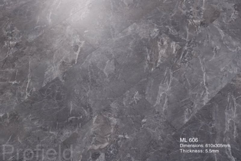 SPC ламинат "Profield" Грей марбл (305*610*5,5 мм) — купить в Екатеринбурге