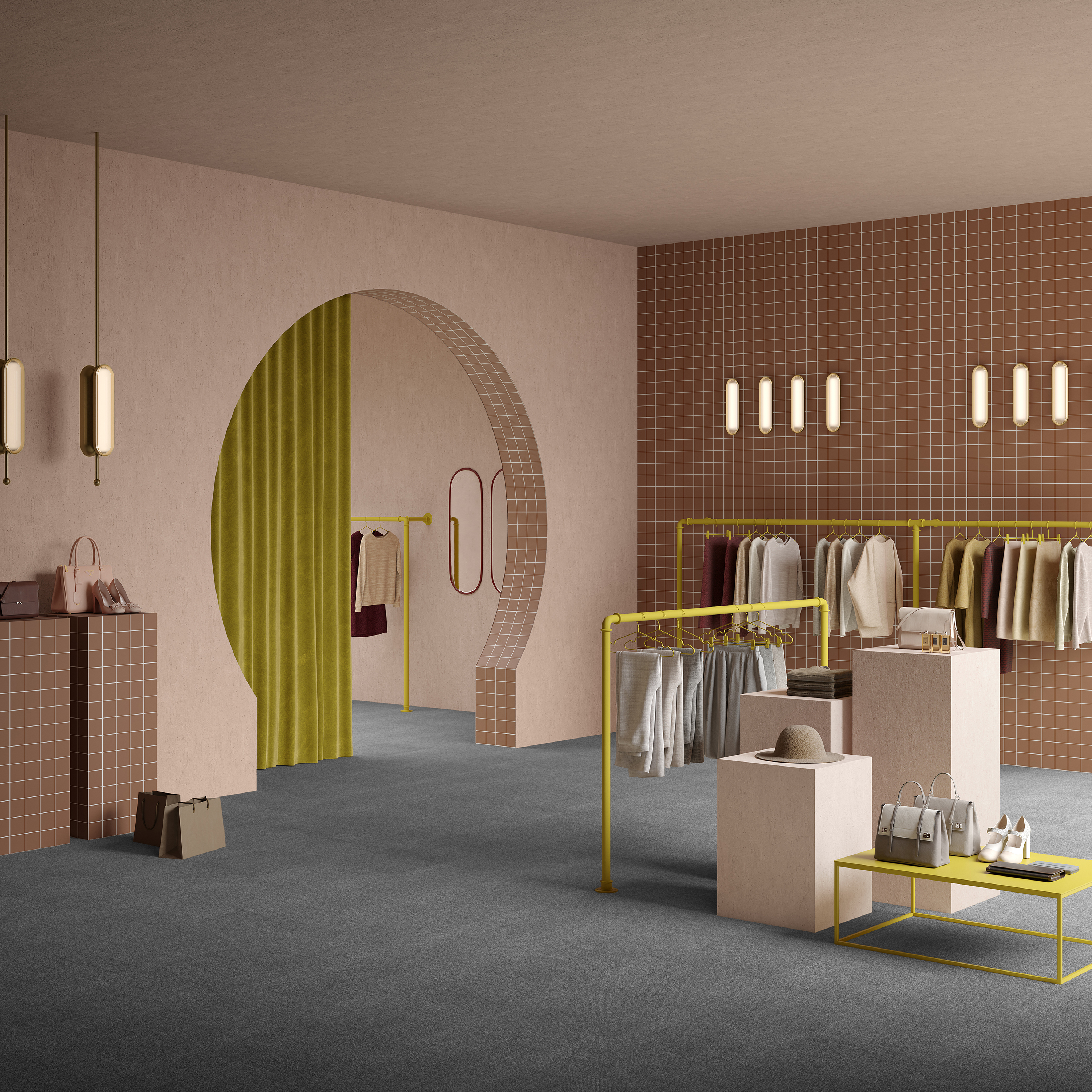 Ковровая плитка Mantra Tile 97 (500*500*6 мм) — купить в Екатеринбурге