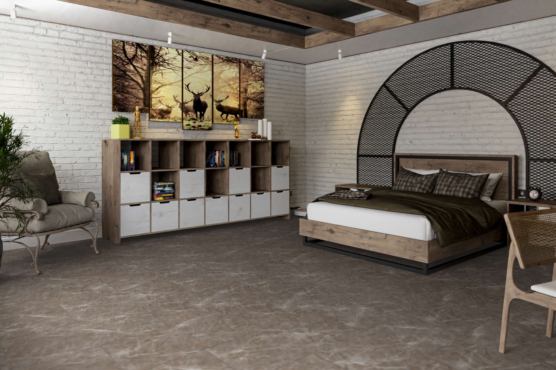 Усовершенствованная кварц-виниловая плитка «Damy Floor» Макалу (912,4*455,2*2,5 мм) — купить в Екатеринбурге