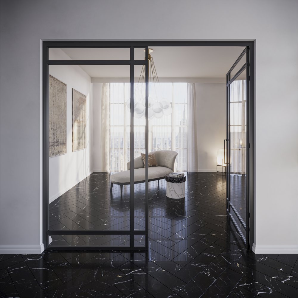 Кварцвиниловая плитка "Invictus" Black Marble Noir (749*150*2,5мм) — купить в Екатеринбурге