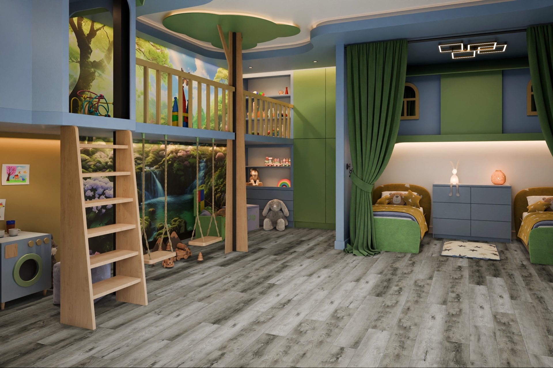 Усовершенствованная кварц-виниловая плитка «Damy Floor» Дуб Рустикальный Серый (1227*187*2,5 мм) — купить в Екатеринбурге