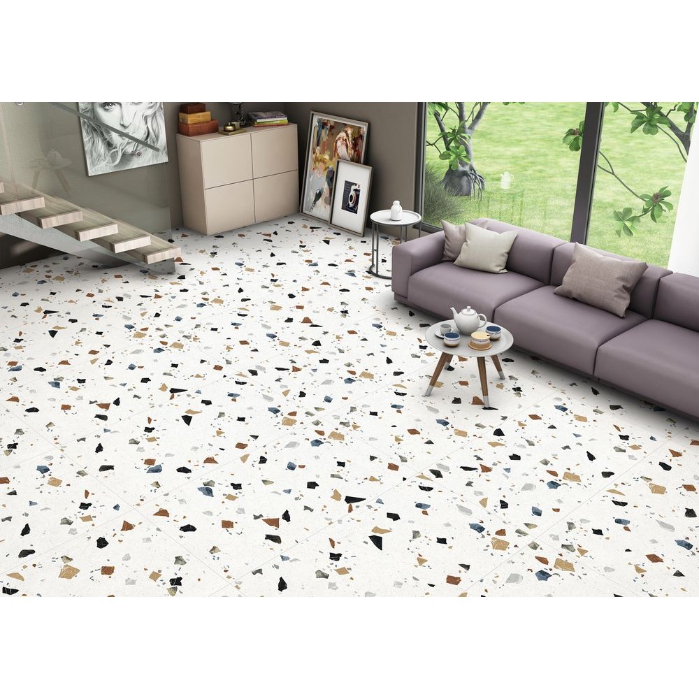 Керамогранит "Ennface" 600*1200 Frammenti Матовый Белый — купить в Екатеринбурге