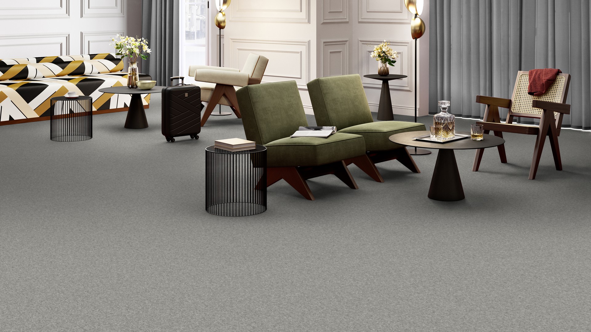 Ковровая плитка Medusa Tile 94 (500*500*5 мм) — купить в Екатеринбурге