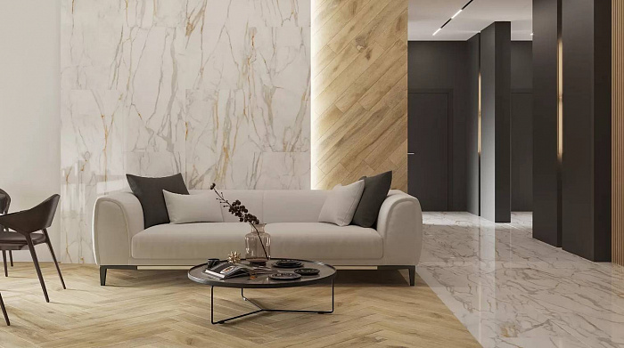 Керамогранит "Estima" Supreme Ferrum (1200*600 мм) Белый — купить в Екатеринбурге