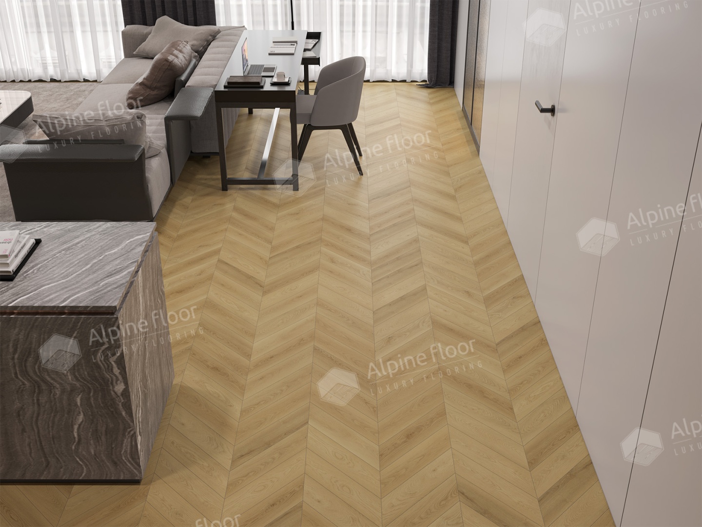 Ламинат "Alpine Floor" Дуб Пиренеи (550*112*12 мм) — купить в Екатеринбурге