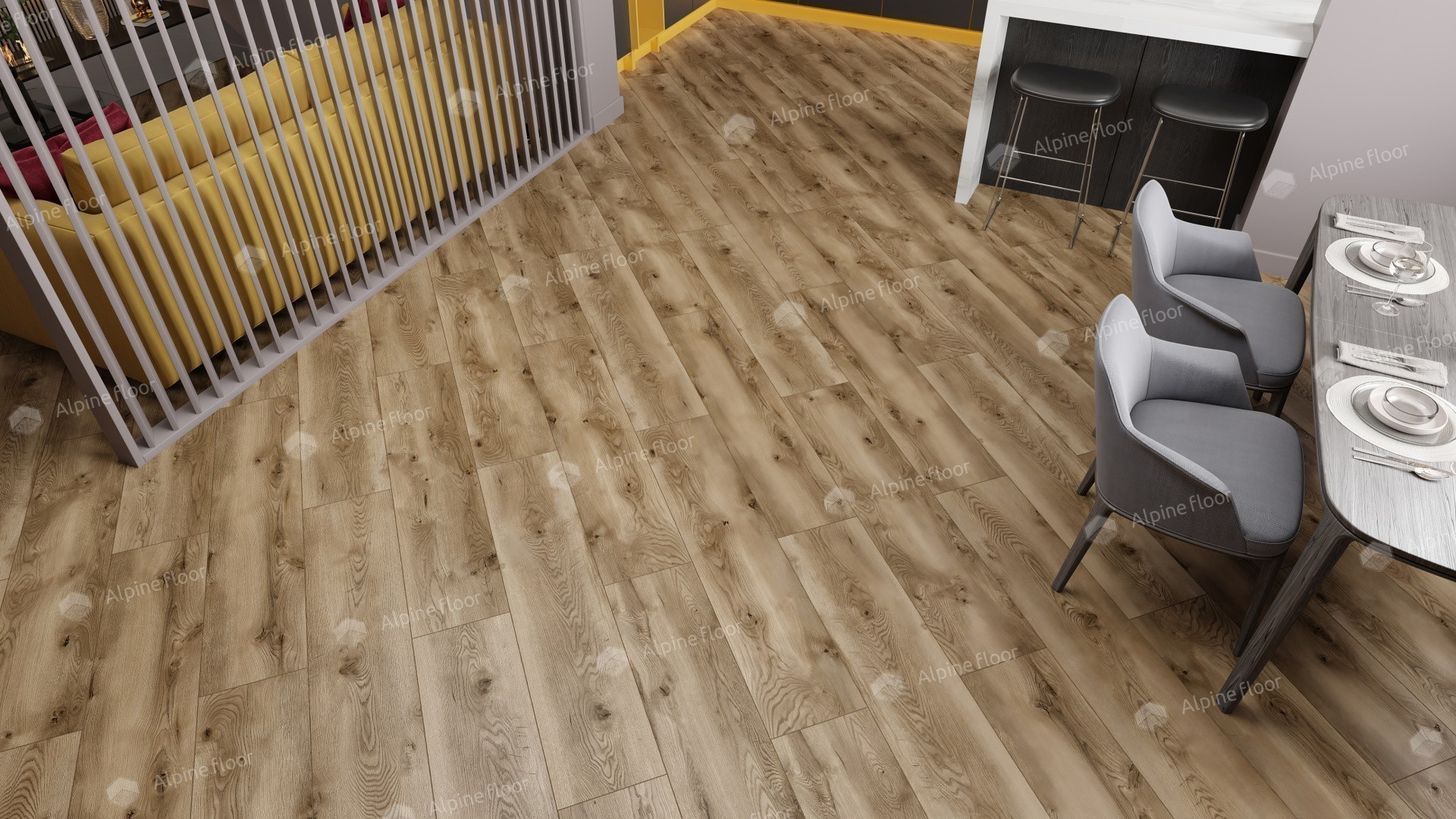 Ламинат "Alpine Floor" Дуб Комо (1285*280*8 мм) — купить в Екатеринбурге