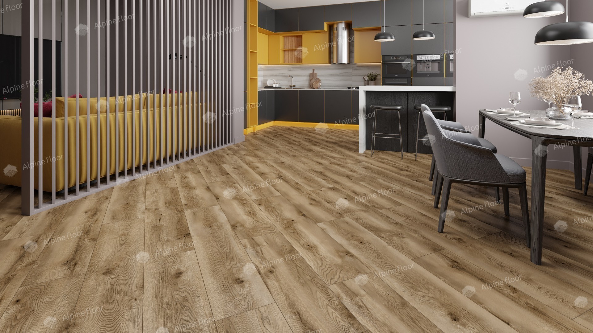 Ламинат "Alpine Floor" Дуб Комо (1285*280*8 мм) — купить в Екатеринбурге