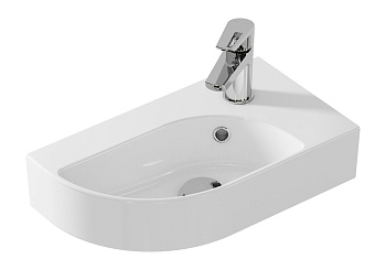 Раковина Cameo 45 правая белая S-UM-CAM45/1-w